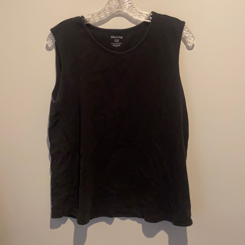 Black Thick-Strapped Tank Top